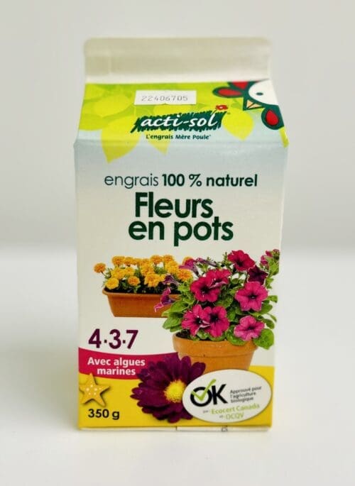  Engrais 4-3-7 pour annuelles