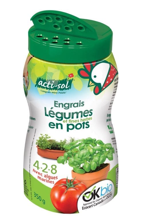  Engrais 4-2-8 pour légumes et fines herbes